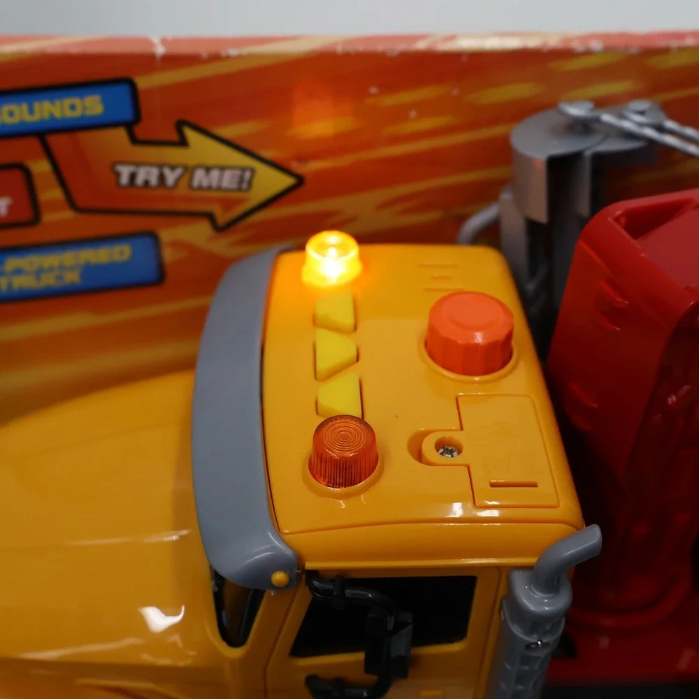 Adventure Force Tow Truck Toy Kids Unisex OS Yellow New Lights & Sounds Crane